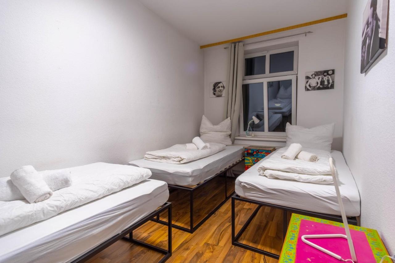 Balkon, Waschmaschine, Tv, Einzelbetten, Nahe Voelkerschlachtsdenkmal Λειψία Εξωτερικό φωτογραφία
